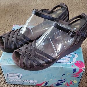 Skechers Women's Brown Strappy Sandals